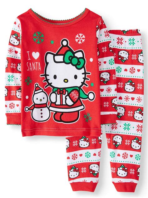 Hello kitty pajamas walmart - Hello Kitty. Hello Kitty was born in the suburbs of London. She lives with her parents and her twin sister Mimmy who is her best friend. Her hobbies include baking cookies and making new friends. As she always says, "you can never have too many friends!" HELLO KITTY's GOODIES.Web